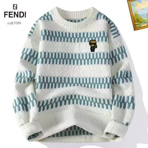 Wholesale Fendi Sweaters Long Sleeved For Men #1278815 $48.00 USD, Wholesale Quality Replica Fendi Sweaters