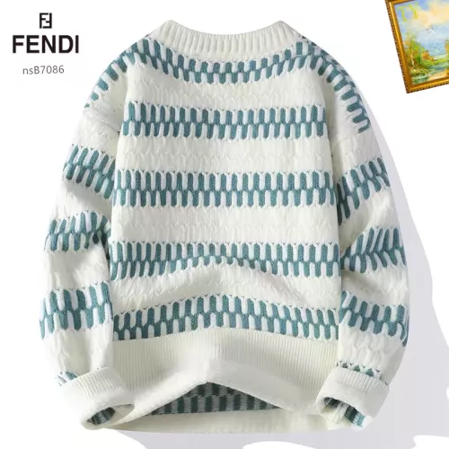 Replica Fendi Sweaters Long Sleeved For Men #1278815 $48.00 USD for Wholesale