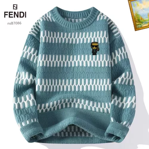 Wholesale Fendi Sweaters Long Sleeved For Men #1278816 $48.00 USD, Wholesale Quality Replica Fendi Sweaters