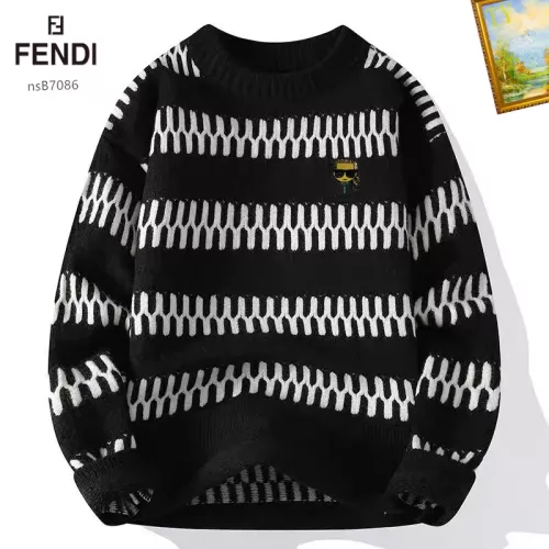 Wholesale Fendi Sweaters Long Sleeved For Men #1278818 $48.00 USD, Wholesale Quality Replica Fendi Sweaters