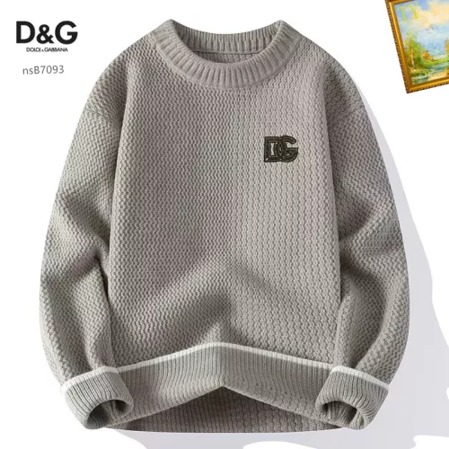 Wholesale Dolce &amp; Gabbana D&amp;G Sweaters Long Sleeved For Men #1278824 $48.00 USD, Wholesale Quality Replica Dolce &amp; Gabbana D&amp;G Sweaters