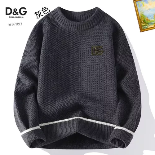 Wholesale Dolce &amp; Gabbana D&amp;G Sweaters Long Sleeved For Men #1278825 $48.00 USD, Wholesale Quality Replica Dolce &amp; Gabbana D&amp;G Sweaters