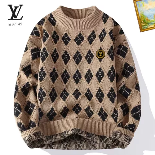 Wholesale Louis Vuitton LV Sweaters Long Sleeved For Men #1278844 $48.00 USD, Wholesale Quality Replica Louis Vuitton LV Sweaters