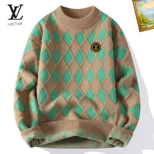 Wholesale Louis Vuitton LV Sweaters Long Sleeved For Men #1278845 $48.00 USD, Wholesale Quality Replica Louis Vuitton LV Sweaters
