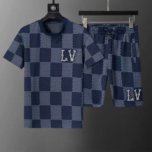 Wholesale Louis Vuitton LV Tracksuits Short Sleeved For Men #1278850 $42.00 USD, Wholesale Quality Replica Louis Vuitton LV Tracksuits