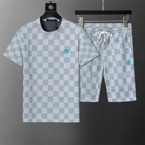 Wholesale Louis Vuitton LV Tracksuits Short Sleeved For Men #1278851 $42.00 USD, Wholesale Quality Replica Louis Vuitton LV Tracksuits