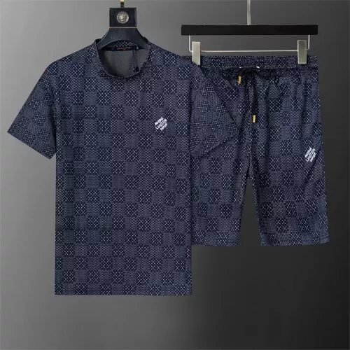 Wholesale Louis Vuitton LV Tracksuits Short Sleeved For Men #1278852 $42.00 USD, Wholesale Quality Replica Louis Vuitton LV Tracksuits