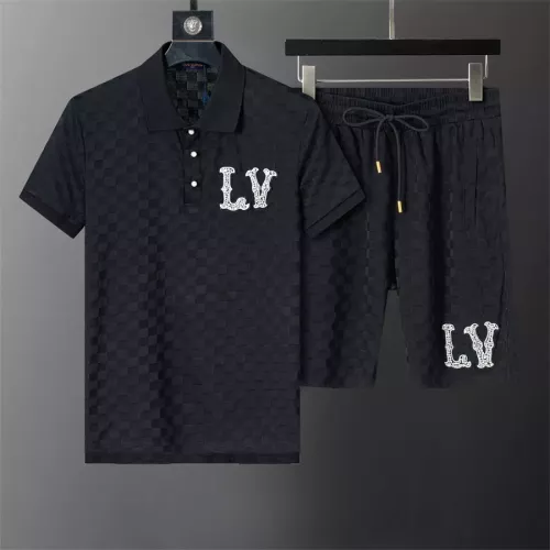 Wholesale Louis Vuitton LV Tracksuits Short Sleeved For Men #1278877 $45.00 USD, Wholesale Quality Replica Louis Vuitton LV Tracksuits