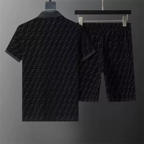 Replica Fendi Tracksuits Short Sleeved For Men #1278879 $45.00 USD for Wholesale