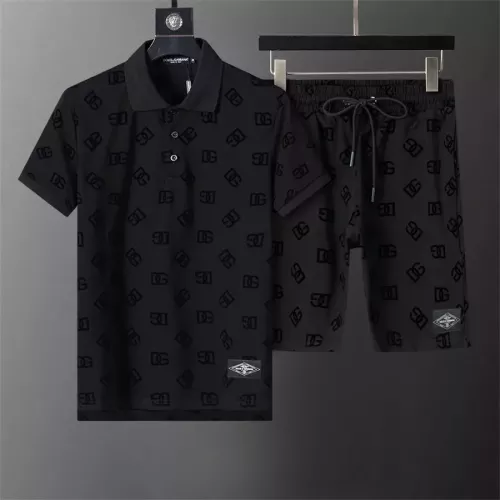 Wholesale Dolce &amp; Gabbana D&amp;G Tracksuits Short Sleeved For Men #1278881 $45.00 USD, Wholesale Quality Replica Dolce &amp; Gabbana D&amp;G Tracksuits