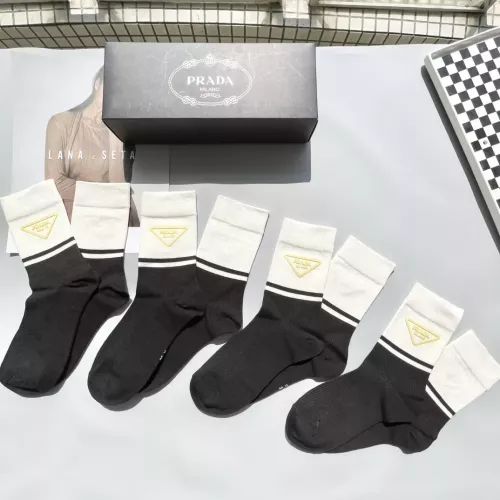 Wholesale Prada Socks #1278906 $27.00 USD, Wholesale Quality Replica Prada Socks