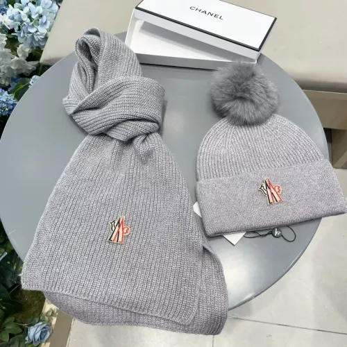 Wholesale Moncler Hat and Scarf Set #1278917 $64.00 USD, Wholesale Quality Replica Moncler Hat and Scarf and Glove Set