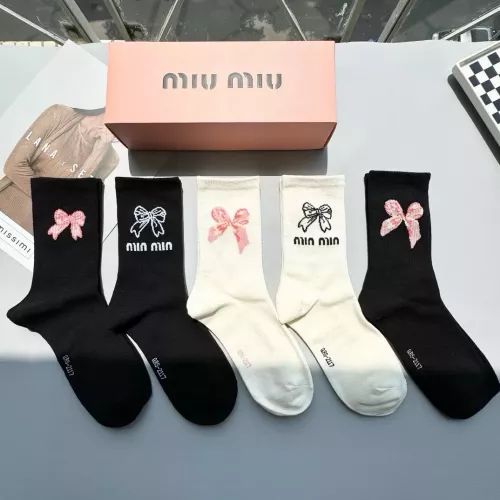 Replica MIU MIU Socks #1278925 $29.00 USD for Wholesale