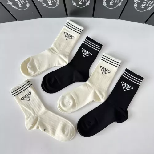 Replica Prada Socks #1278976 $32.00 USD for Wholesale