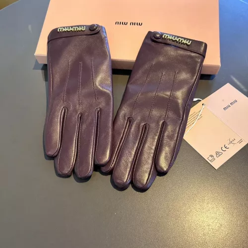 Wholesale MIU MIU Gloves For Women #1279013 $42.00 USD, Wholesale Quality Replica MIU MIU Gloves