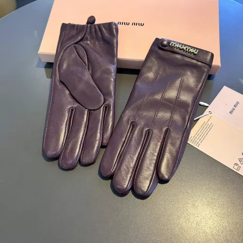 Replica MIU MIU Gloves For Women #1279013 $42.00 USD for Wholesale