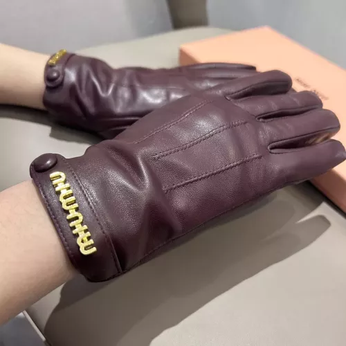 Replica MIU MIU Gloves For Women #1279013 $42.00 USD for Wholesale