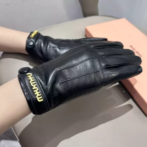 Replica MIU MIU Gloves For Women #1279014 $42.00 USD for Wholesale