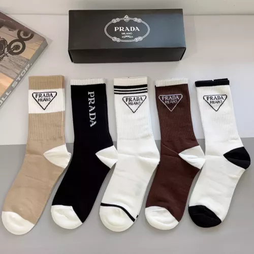 Wholesale Prada Socks For Men #1279037 $29.00 USD, Wholesale Quality Replica Prada Socks