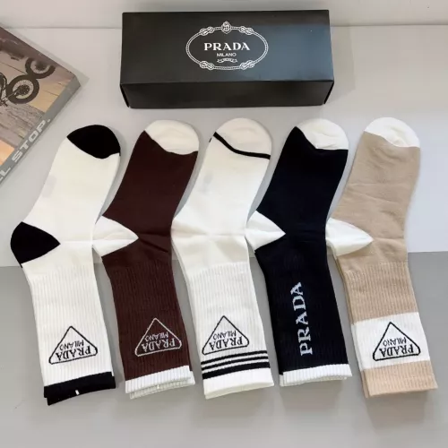 Replica Prada Socks For Men #1279037 $29.00 USD for Wholesale