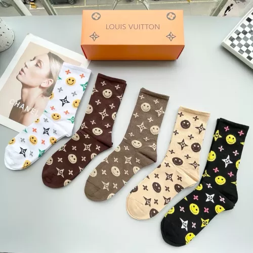 Replica Louis Vuitton LV Socks #1279218 $29.00 USD for Wholesale