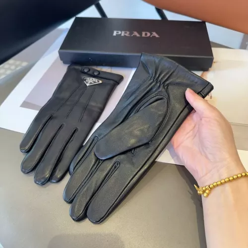 Replica Prada Gloves For Women #1279244 $45.00 USD for Wholesale