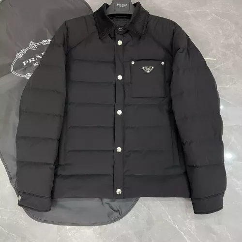 Wholesale Prada Down Feather Coat Long Sleeved For Men #1279291 $202.00 USD, Wholesale Quality Replica Prada Down Feather Coat