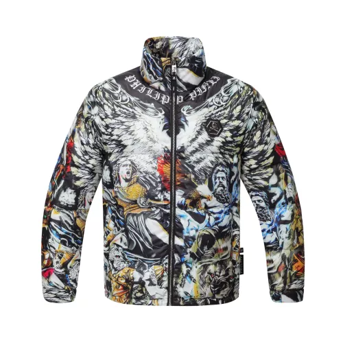 Wholesale Philipp Plein PP Down Feather Coat Long Sleeved For Men #1279302 $264.46 USD, Wholesale Quality Replica Philipp Plein PP Down Feather Coat