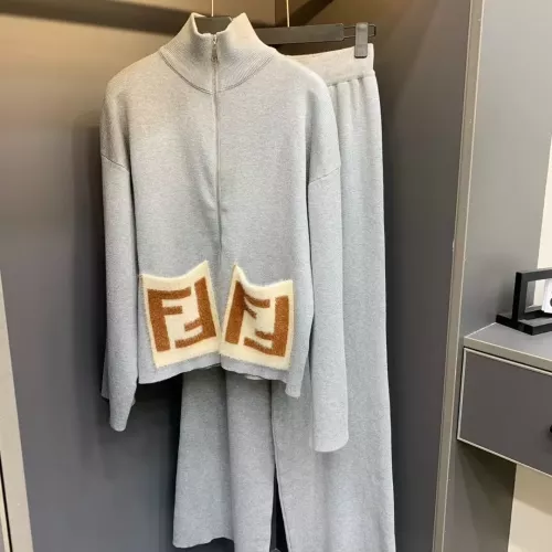 Wholesale Fendi Tracksuits Long Sleeved For Women #1279347 $85.00 USD, Wholesale Quality Replica Fendi Tracksuits