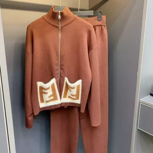 Wholesale Fendi Tracksuits Long Sleeved For Women #1279348 $85.00 USD, Wholesale Quality Replica Fendi Tracksuits