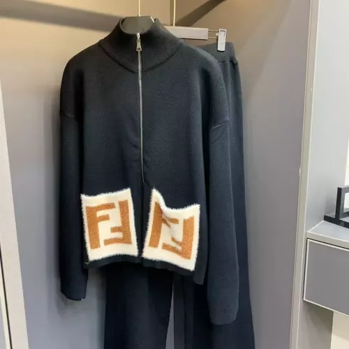 Wholesale Fendi Tracksuits Long Sleeved For Women #1279349 $85.00 USD, Wholesale Quality Replica Fendi Tracksuits