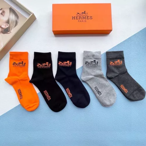 Wholesale Hermes Socks #1279694 $25.00 USD, Wholesale Quality Replica Hermes Socks