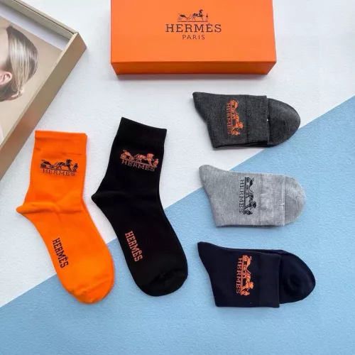 Replica Hermes Socks #1279694 $25.00 USD for Wholesale