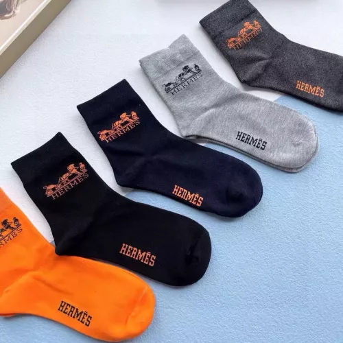 Replica Hermes Socks #1279694 $25.00 USD for Wholesale