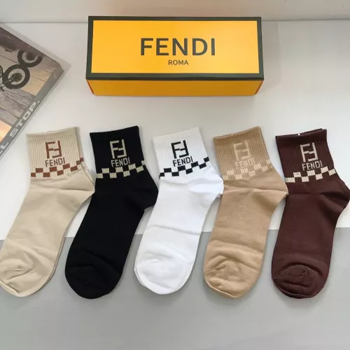 Wholesale Fendi Socks #1279696 $27.00 USD, Wholesale Quality Replica Fendi Socks