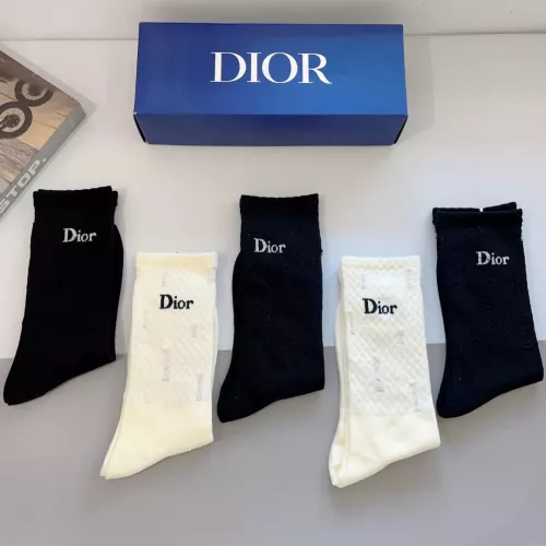 Replica Christian Dior Socks For Men #1279699 $29.00 USD for Wholesale