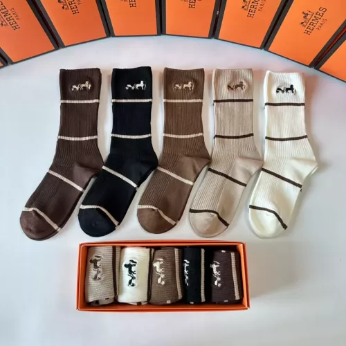 Wholesale Hermes Socks #1279711 $29.00 USD, Wholesale Quality Replica Hermes Socks