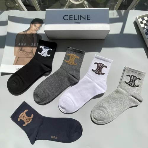 Replica Celine Socks #1279716 $25.00 USD for Wholesale