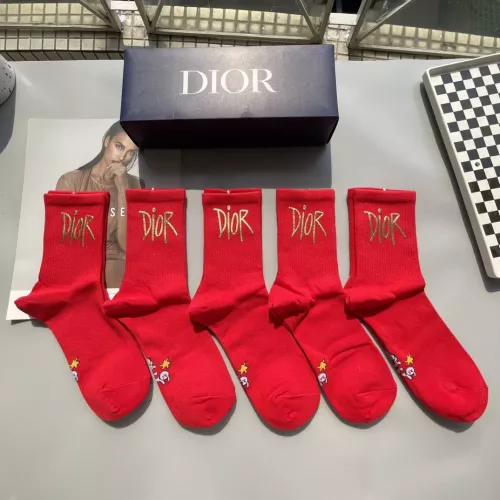 Replica Christian Dior Socks #1279720 $29.00 USD for Wholesale