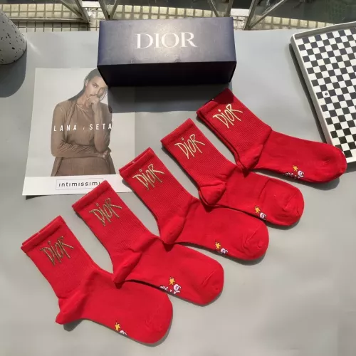 Replica Christian Dior Socks #1279720 $29.00 USD for Wholesale