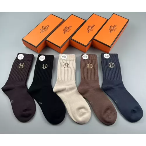 Wholesale Hermes Socks #1279722 $29.00 USD, Wholesale Quality Replica Hermes Socks