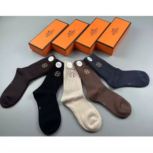 Replica Hermes Socks #1279722 $29.00 USD for Wholesale