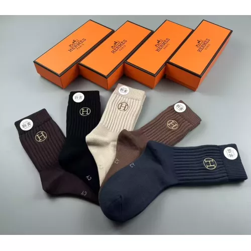 Replica Hermes Socks #1279722 $29.00 USD for Wholesale