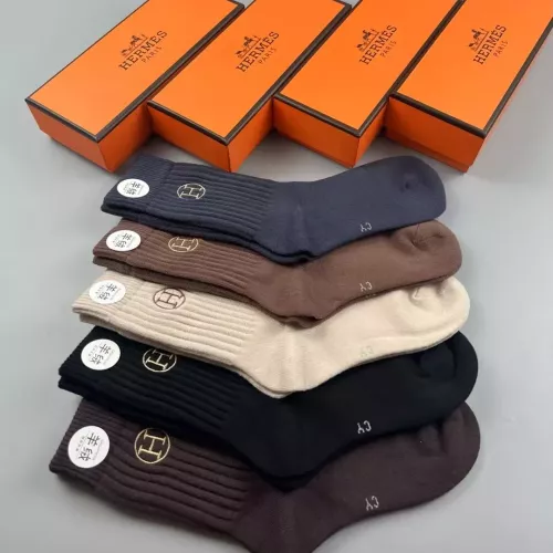 Replica Hermes Socks #1279722 $29.00 USD for Wholesale