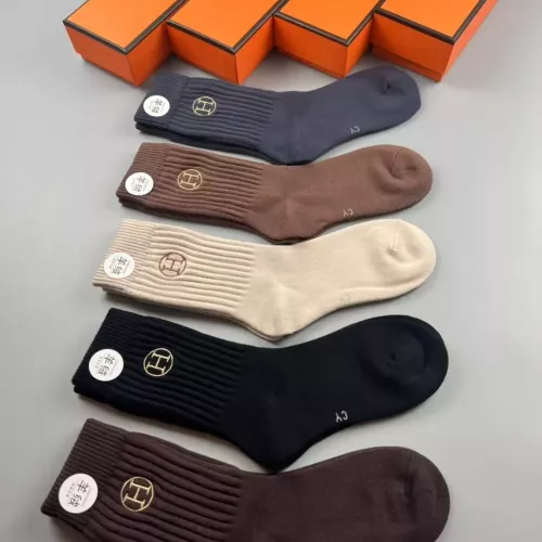 Replica Hermes Socks #1279722 $29.00 USD for Wholesale