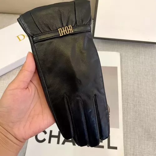 Replica Christian Dior Gloves For Women #1279753 $48.00 USD for Wholesale