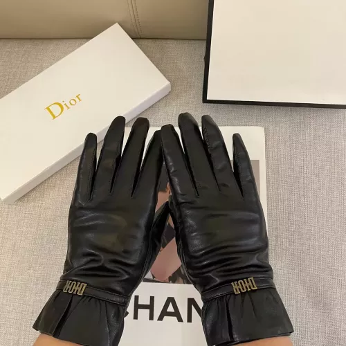 Replica Christian Dior Gloves For Women #1279753 $48.00 USD for Wholesale