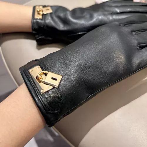 Replica Hermes Gloves For Women #1279779 $60.00 USD for Wholesale