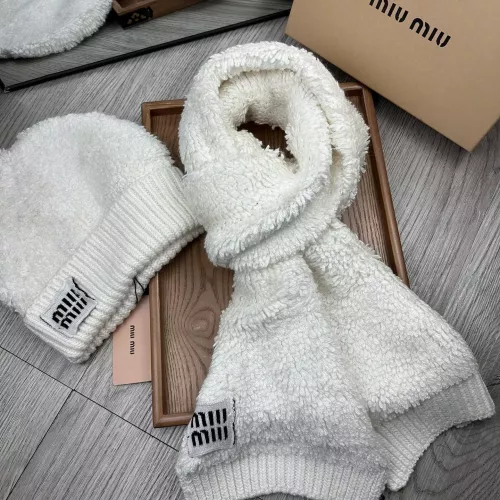 Replica MIU MIU Hat and Scarf Set #1279791 $52.00 USD for Wholesale