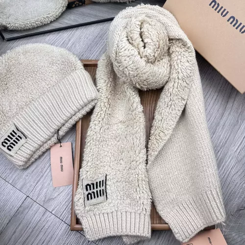 Replica MIU MIU Hat and Scarf Set #1279792 $52.00 USD for Wholesale